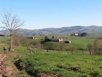 Sentier des paysages des Monts du Lyonnais - Boucle Est à VTT