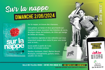 Les Vivats : "Sur la nappe", spectacle jeune public