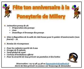 Fête ton anniversaire à poney