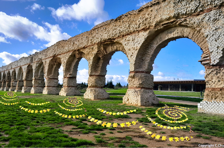 Landart et l'aqueduc à Chaponost