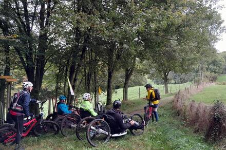 Balade VTT handi-valide dans les Monts du Lyonnais