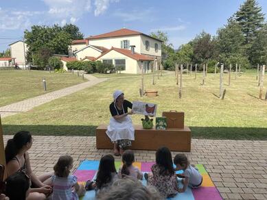 A l'ombre des livres et atelier yoga