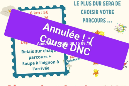 ANNULEE - Randonnée pédestre