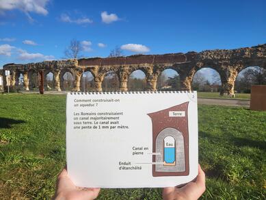 Visite guidée adaptée de l'Aqueduc romain du Gier