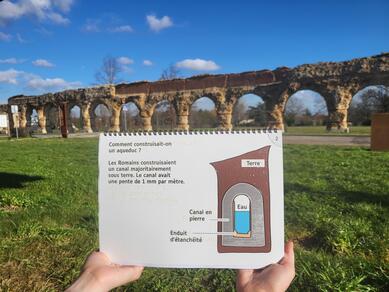 Visite guidée adaptée de l'Aqueduc romain du Gier