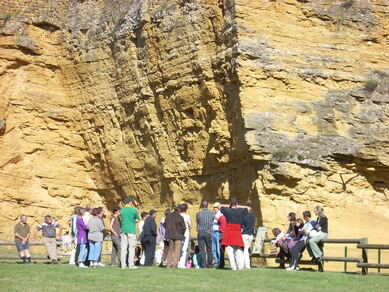 Visite des Carrières de Glay