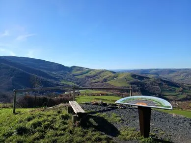 Parcours d'orientation à Courzieu - niveau noir