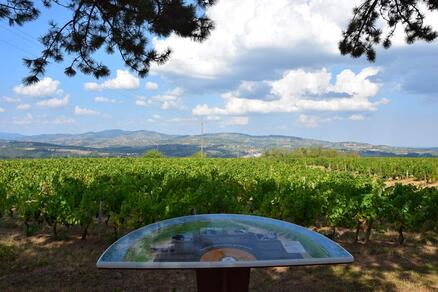 Table de lecture du paysage - La Madone du Châtelet