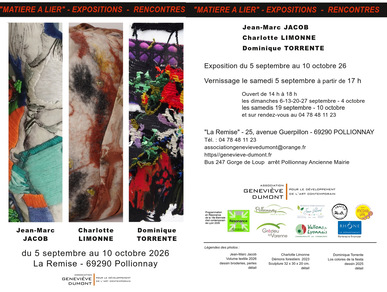 Expositions - Rencontres : Matière à lier