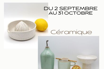 Exposition "La céramique qui enchante votre quotidien" - Obstinnée