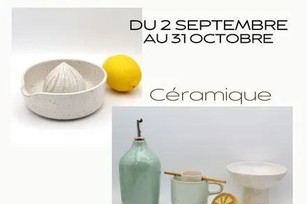 Exposition "La céramique qui enchante votre quotidien" - Obstinnée