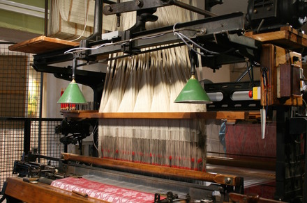 Démonstration de tissage