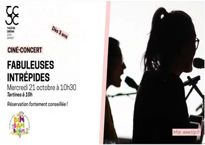Spectacle concert-ciné, ça tartine : Fabuleuses intrépides !