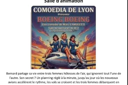 Soirée théâtre de boulevard "Boeing Boeing"