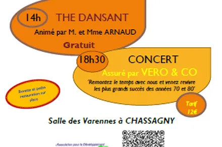 Thé dansant & Concert Véro & Co-années 70 & 80