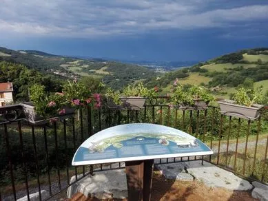 Table de lecture du paysage - Yzeron