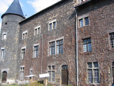 Le château de Sainte Foy l'Argentière
